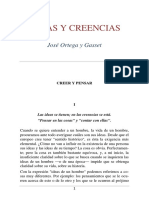 ideas-y-creencias Ortega y Gasset