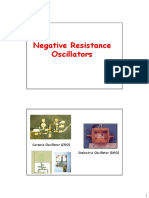 Negative Resistance Oscillators: Ceramic Oscillator (CRO) Dielectric Oscillator (DRO)