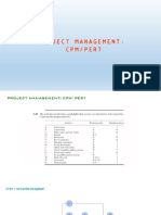 Project Management: Cpm/Pert