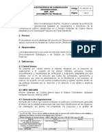 Plan Estrategico de Comunicacion Organizacional