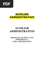 APOSTILA - AUXILIAR ADMINISTRATIVO -