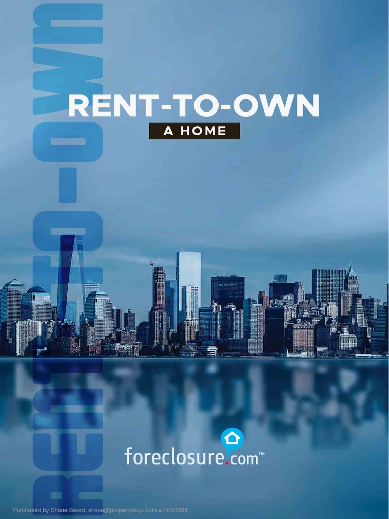 Rent To Own A Home | PDF | Renting | Lease
