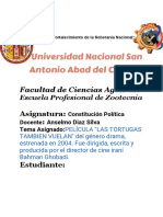 Universidad Nacional San Antonio Abad Del Cusco: Facultad de Ciencias Agrarias