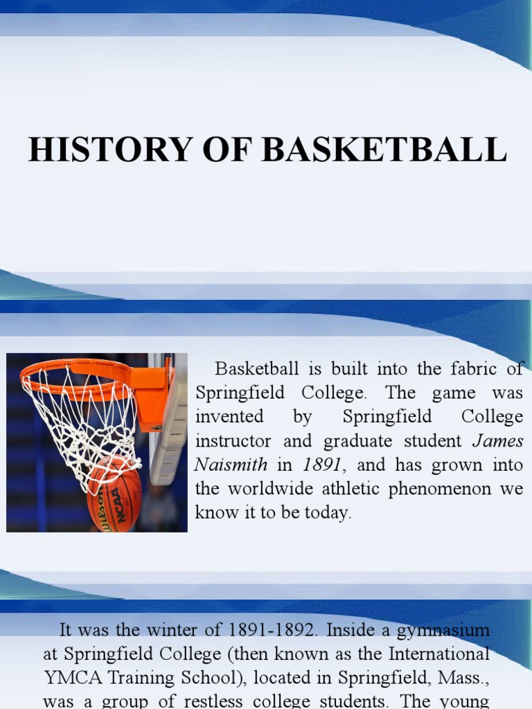 Module 2 History of Basketball PDF Leisure Sports