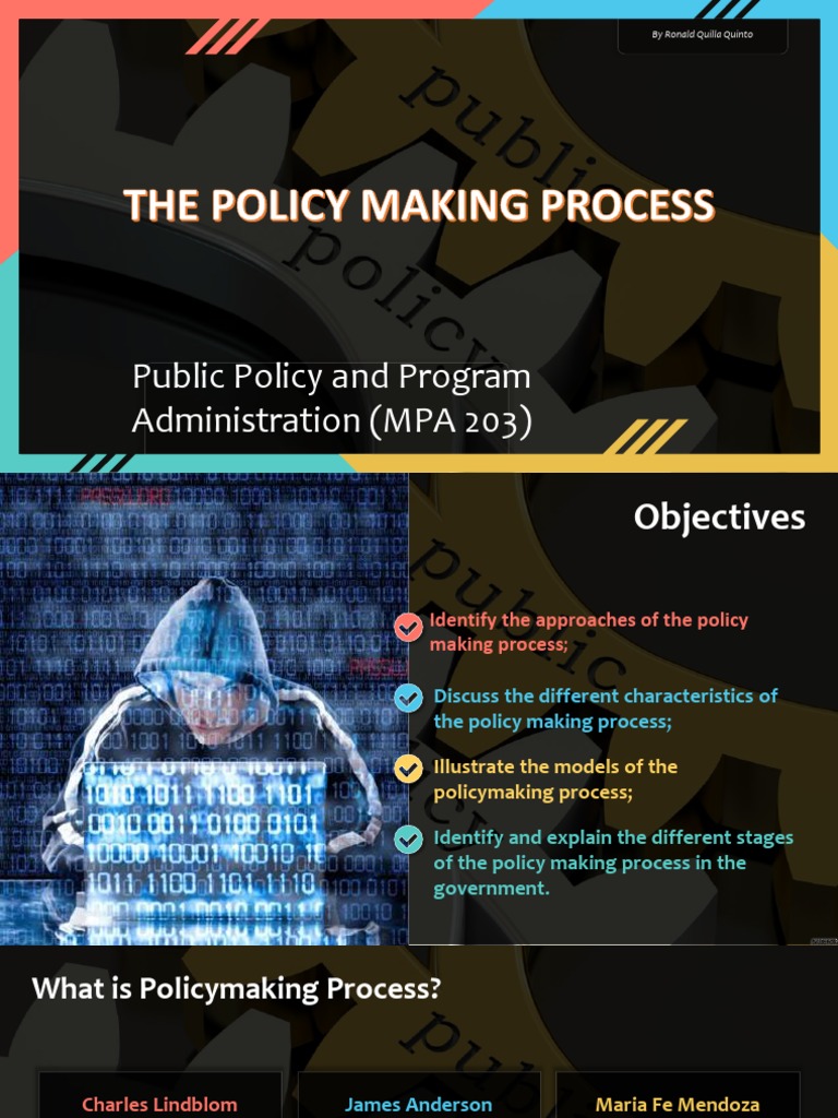 The Policy Making Process-1 | PDF | Policy | Decision Making