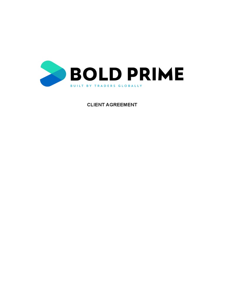 Bold Prime Client Agreement | PDF | Order (Exchange) | Margin (Finance)