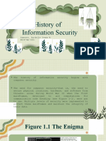 The History of Information Security: Samonte, Rachelle Ivana H. BSIT-BA-3201