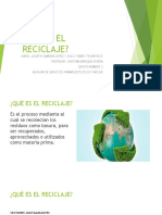 Qué Es El Reciclaje