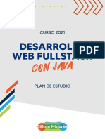 PLAN DE ESTUDIO Desarrollo Web Fullstack Con Java Silicon Misiones y Polo TIC Misiones