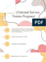 NSTP (National Service Trainin Program)