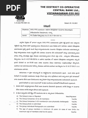 SHG & FPG Power Delegation Circular