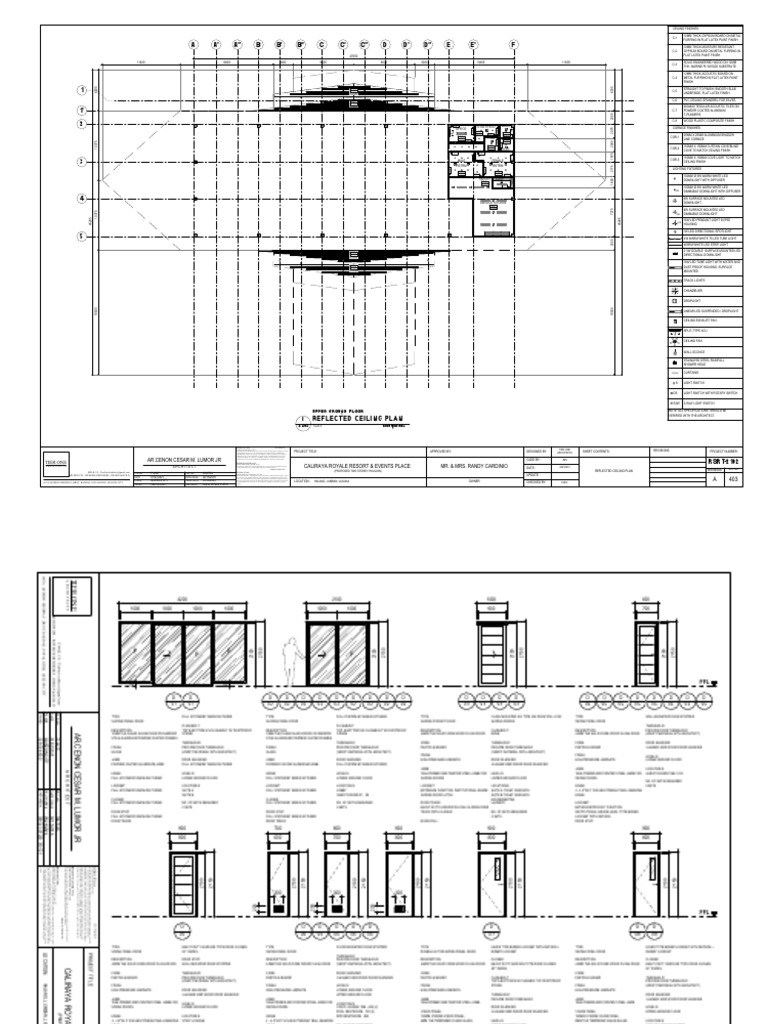 A B C D E F B' B'' C' C'' D' D'' E' A'' A': Reflected Ceiling Plan ...