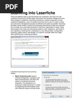 Scanning Into Laserfiche