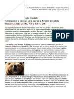 Ap &#8211 La Segunda Bestia de Daniel - Semejante A Un Oso Con Pecho y Brazos de Plata Daniel 2 - 32b, 2 - 39a, 7 - 5 y 8 - 1-4, 20