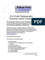 Pelican Parts Technical Article 914 Clutch Replacement Checklist