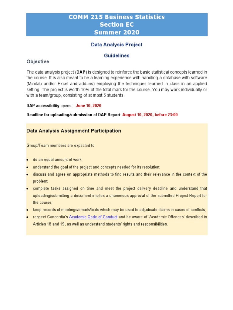 Data Analysis Guidelines | PDF | Statistics | Data Analysis