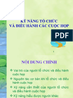 Kỹ Năng Tổ Chức Và Điều Hành Các Cuộc Họp