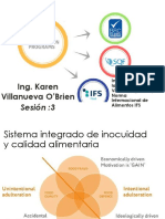 03 Interpretación de Las Normas BRC V8.0 Código SQF y Norma Internacional de Alimentos IFS