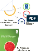 05 Interpretación de Las Normas BRC V8.0 Código SQF y Norma Internacional de Alimentos IFS