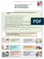 Will Vs Going To - Worksheet