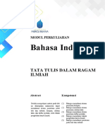 11 Modul Tata Tulis Ragam Ilmiah