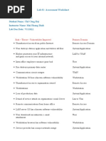 Lab #1: Assessment Worksheet Course Name: IAA202 Student Name: Chế Công Đại Instructor Name: Mai Hoang Dinh Lab Due Date: 7/1/2022