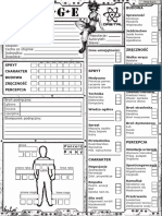 Neuroshima RPG - Sarge Karta Postaci