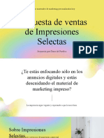 Amarillo Creativo Gradiente Propuesta de Ventas Presentación