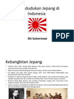 Kependudukan Jepang Di Indonesia: Eki Suhermaw