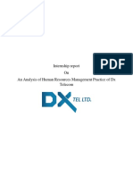 HR Practices of Dx Telecom