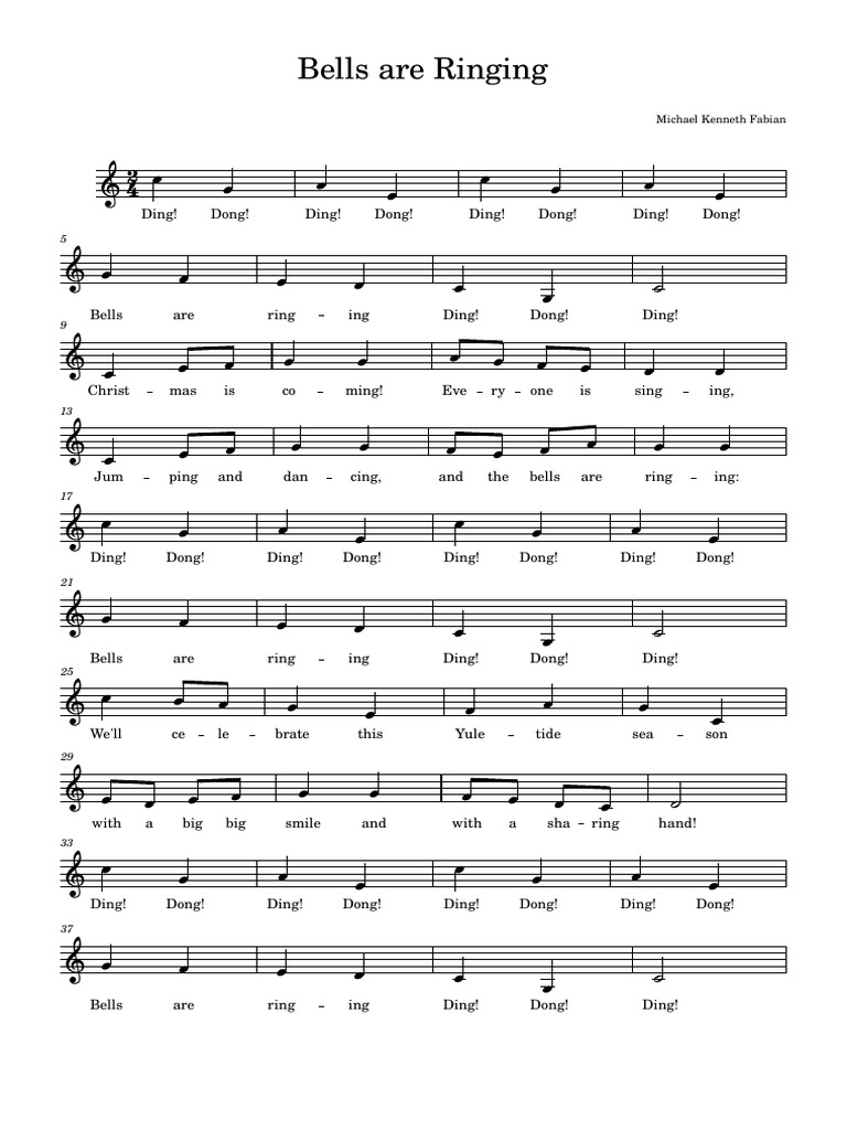 Bells of Christmas Sheet Music | PDF