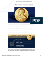 2019 Nobel Prize Winners - Economic Sciences - ShareAmerica
