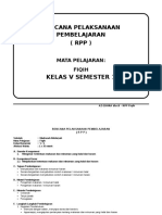 Rencana Pelaksanaan Pembelajaran (RPP) : Kelas V Semester 1