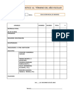 Grafico y Formato de Documentos de Evaluacion de La I.E.I.F.O