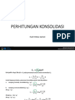 Contoh Perhitungan Konsolidasi