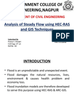 Department of Civil Engineering: Analysis of Steady Flow Using HEC-RAS and GIS Techniques