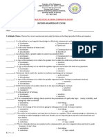 Oral Communication-2nd Quarter-1st Cycle