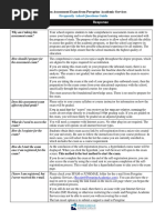 Response: Program Assessment Exam From Peregrine Academic Services