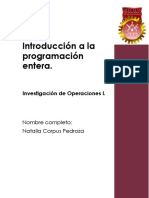A1. Introducción A La Programación Entera - Corpus Pedroza Natalia