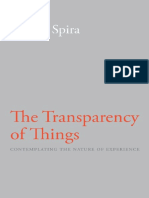 Transparency of Things Contemplating The Nature of Experience The Rupert Spira PDF - En.es