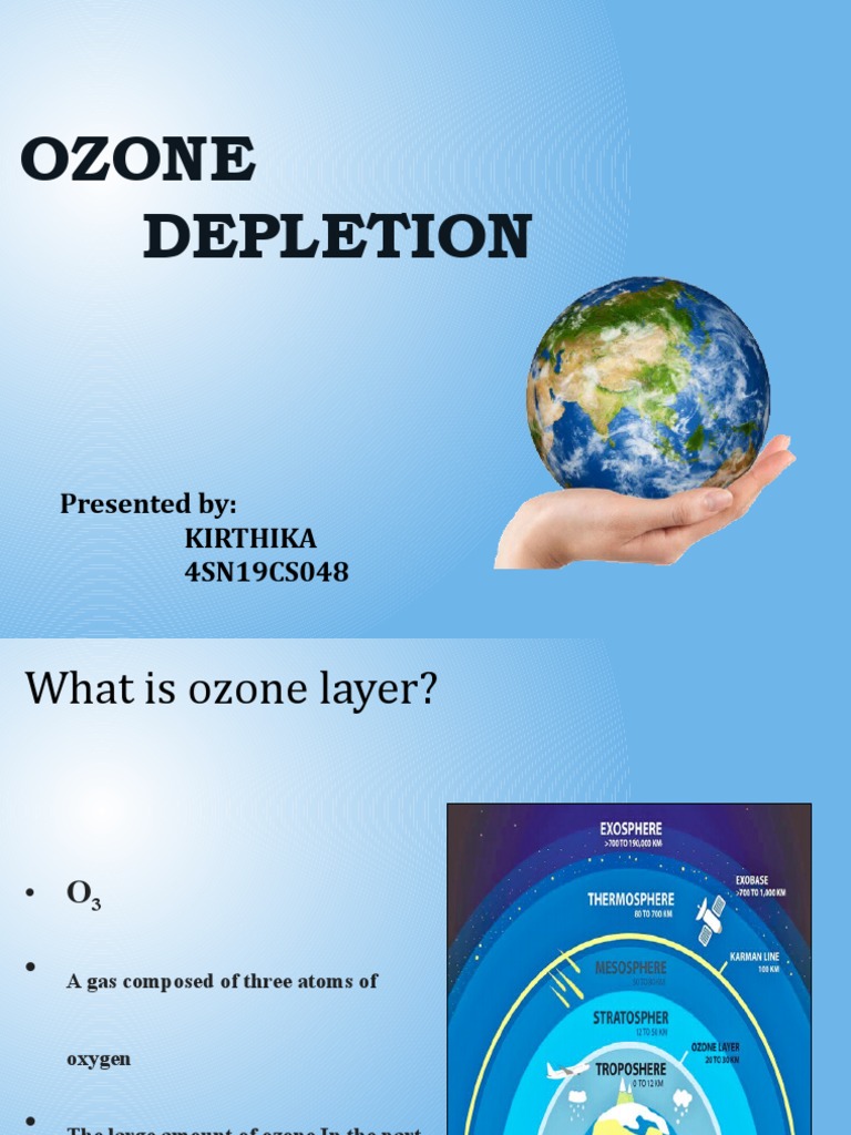 Ozone Layer Depletion and Its Impacts | PDF | Home & Garden | Science ...