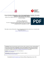 Resistance Atherosclerosis Study (IRAS) Chronic Subclinical Inflammation As Part of The Insulin Resistance Syndrome: The Insulin