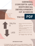 General Concepts and Historical Development of Science and Technology