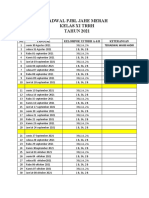 JADWAL PJBL