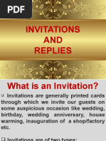 Invitations & Replies