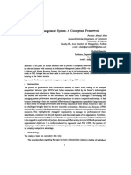 Performance Management System: A Conceptual Framework: Parvee11 A!,med Alam