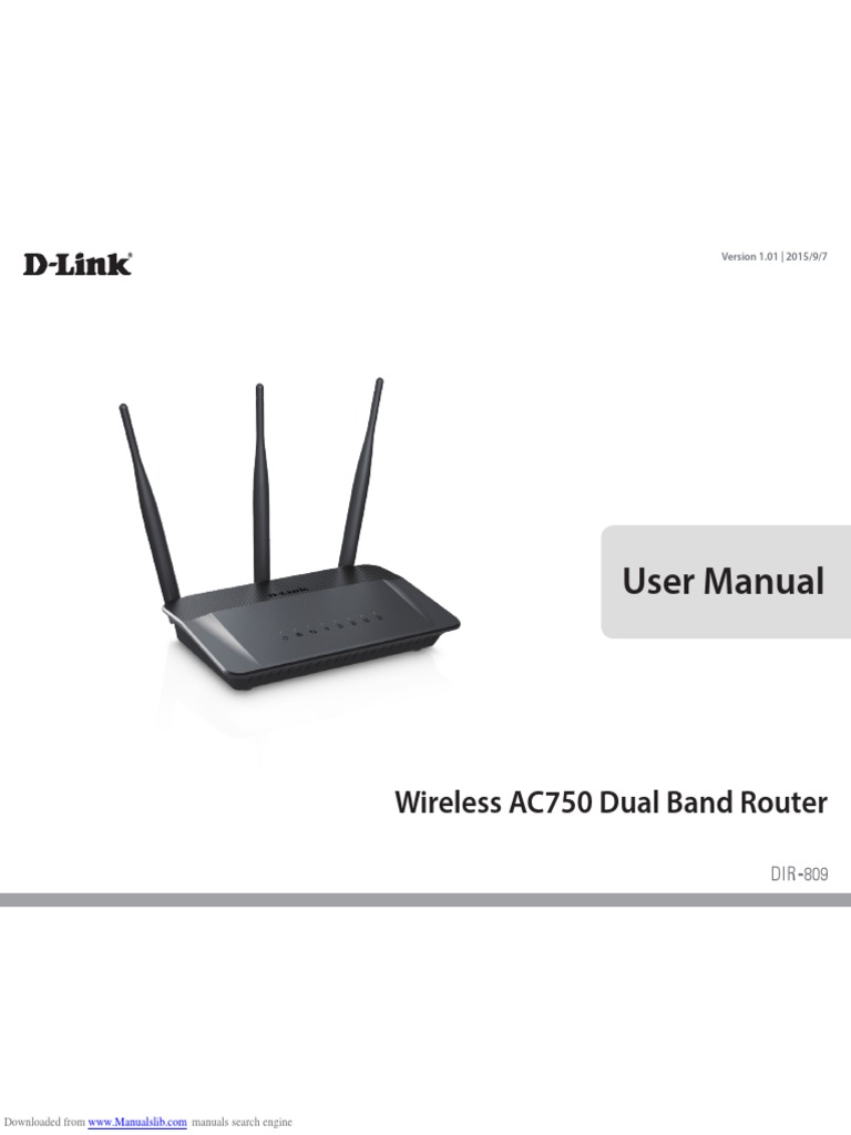 User Manual Wireless AC750 Dual Band Router PDF Ip Address Wi Fi