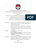 P3M NO 03 Tentang Pendaftaraan, Persyaratan, Pemberkasan Calon Kandidat Dan Parpolma