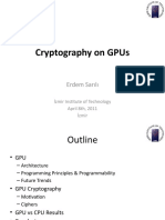 Cryptography On Gpus: Erdem Sarılı