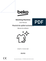 Manual Masina de Spalat Beko 10 KG Clasa B